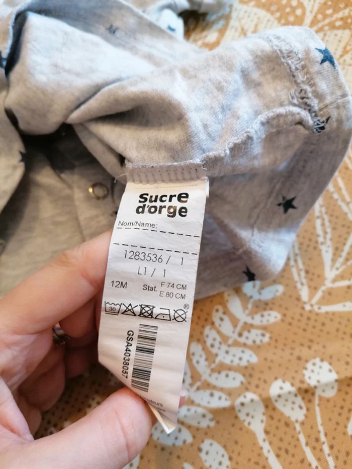 T shirt long / robe 12 mois - photo numéro 3