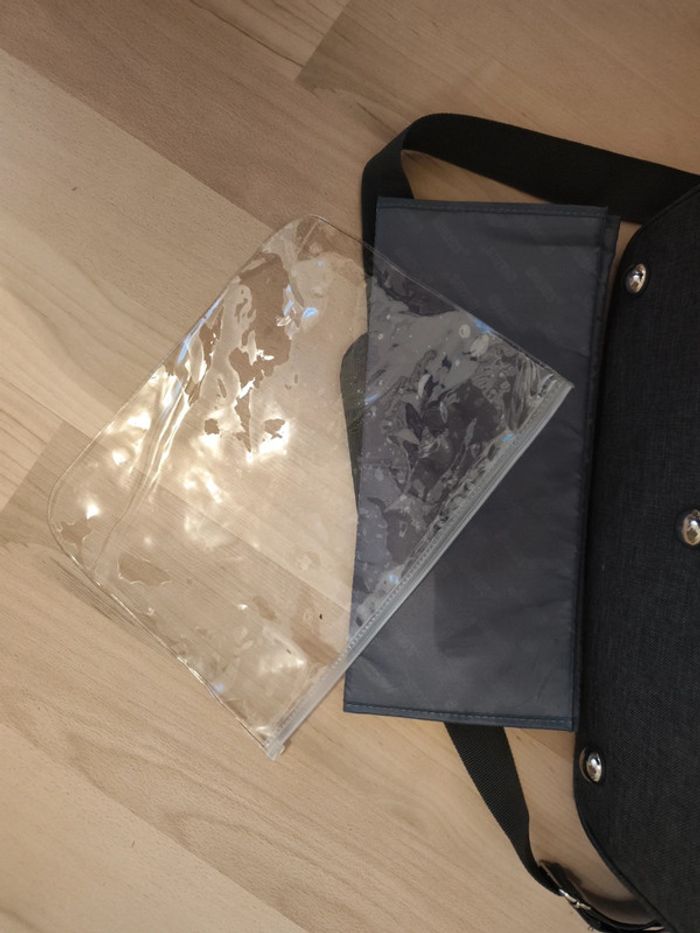 Sac à langer neuf gris - photo numéro 6