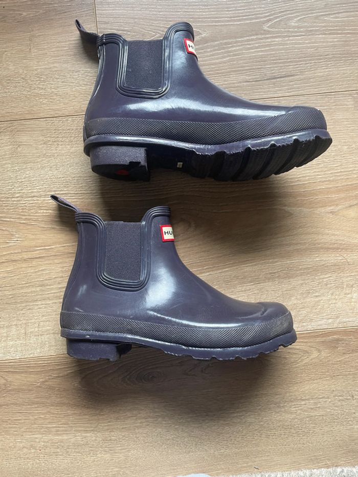 Bottes de pluie Hunter violettes T.37 - photo numéro 4