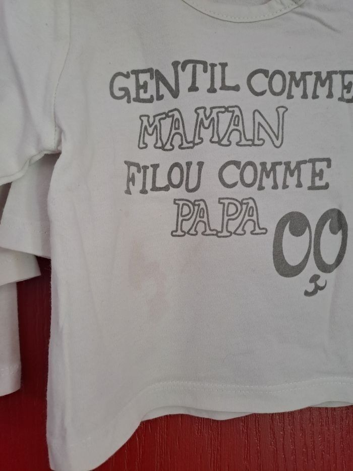 T-shirt garçon 3 mois - photo numéro 4