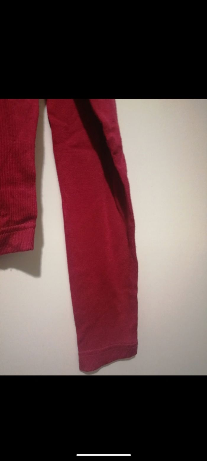 Beau gilet vintage Folia rouge  2 en 1 . Taille L - photo numéro 9