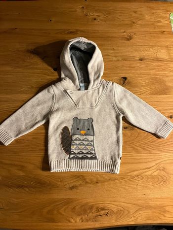 Pull à capuche Okadi 18 mois