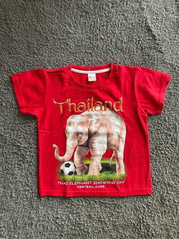 Teeshirt MC rouge 6 ans