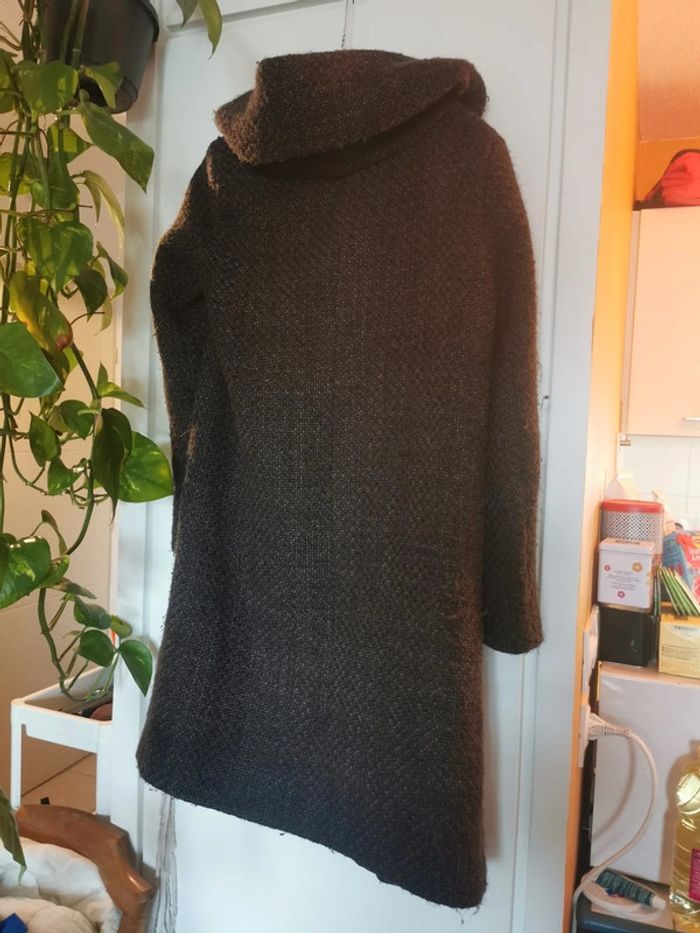 Manteau à capuche marron - photo numéro 2