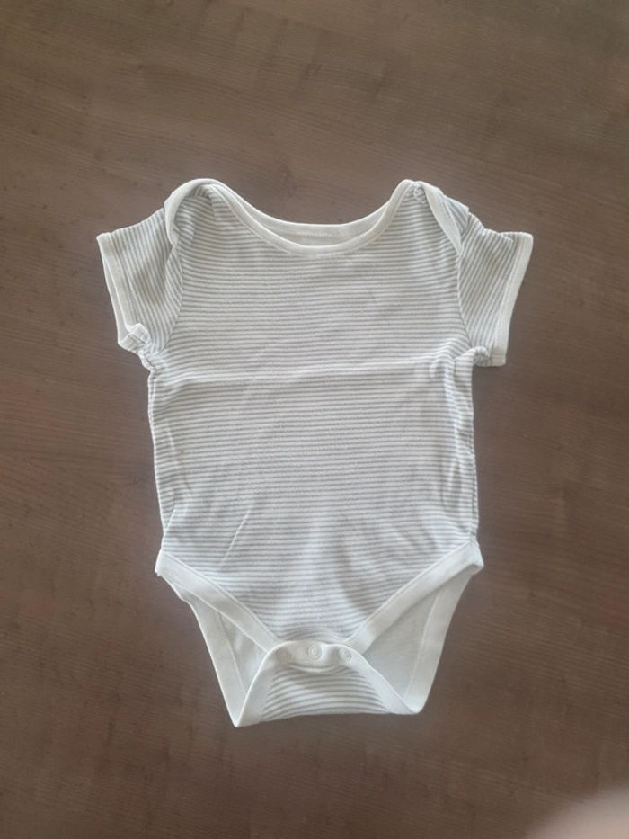 Body manches courtes rayé