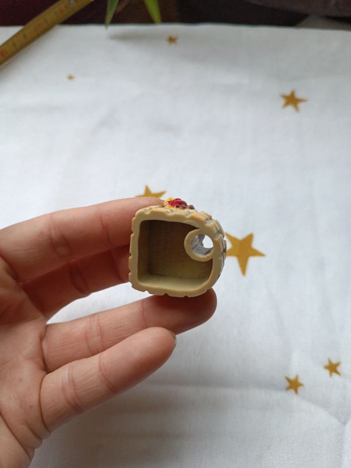 Petite small miniature figurine Looney Tunes toons Taz roller skating Warner assis mur wall sit - photo numéro 6