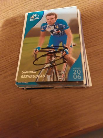 Coureurs cyclismes giovanni bernaudeau 