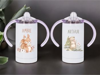 Biberon personnalisé/ Tasse d’apprentissage