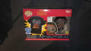 Pack Funko Pop + T-Shirt / Ironheart MK1 1095 / Black Panther Wakanda Forever / Marvel / Gitd