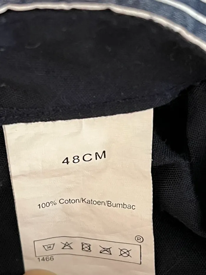Casquette rayée bleu marine taille 48cm Surf - photo numéro 4
