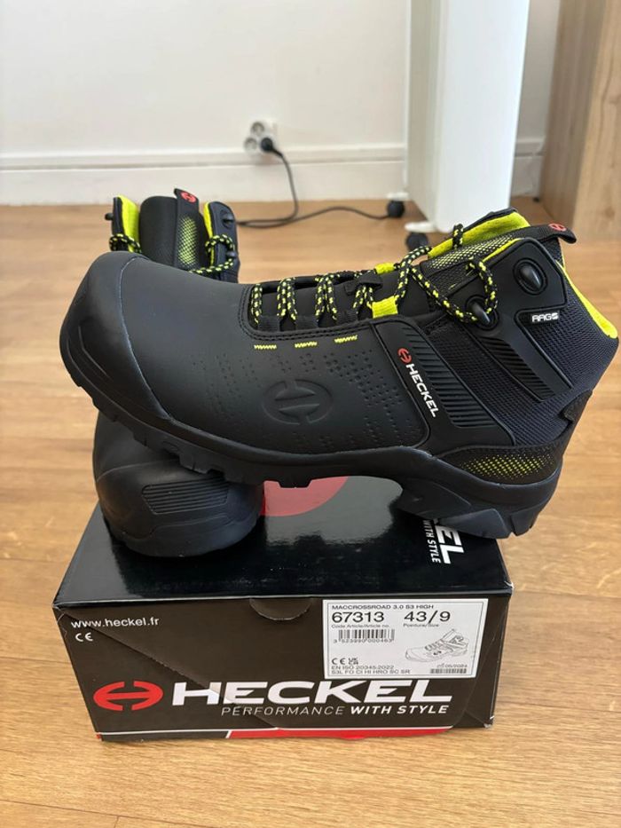 Chaussure de sécurité montante S3 MacCrossroad 3.0 High HECKEL 67313 taille 43 - photo numéro 9