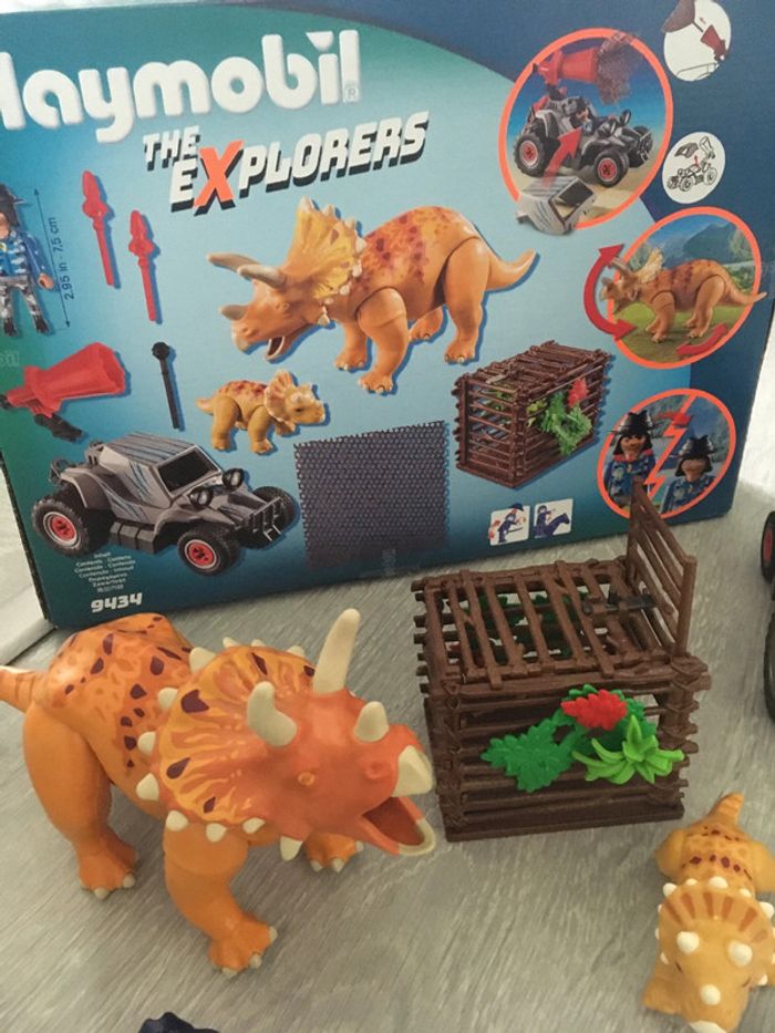 Playmobil 9434 the explorers quad et dinosaure jeu jouet enfant - photo numéro 3