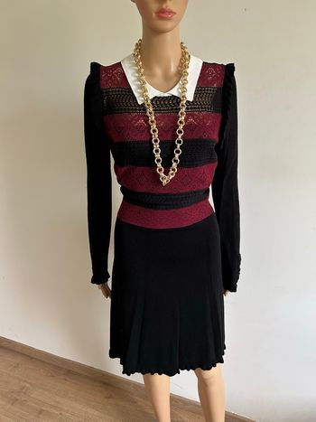Robe pull noire et bordeaux Morgan taille L TBE