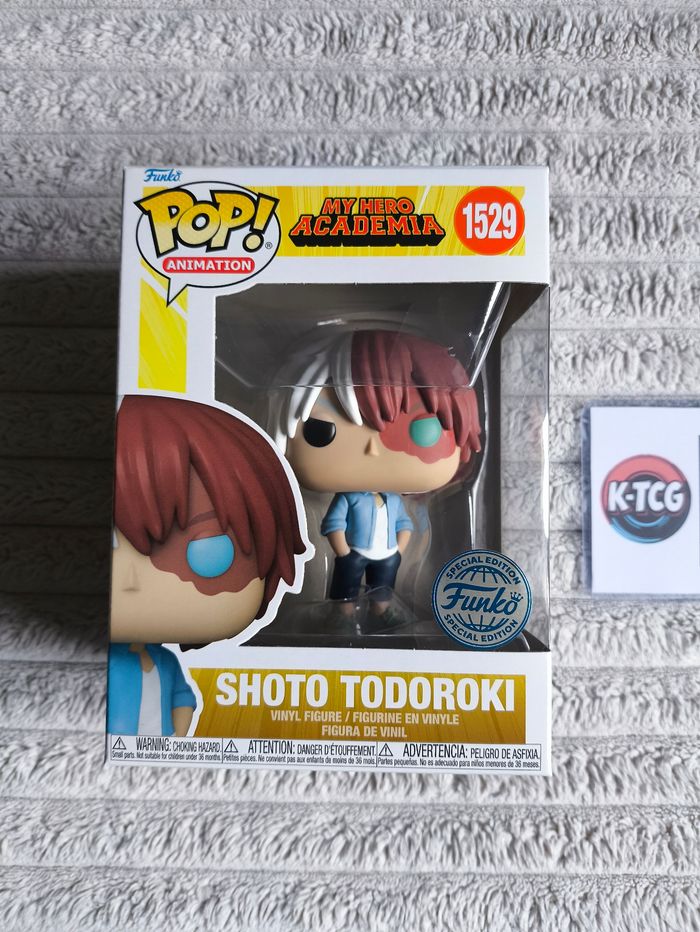 Funko Pop 1529 Shoto Todoroki (Tenue décontractée) – My Hero Academia