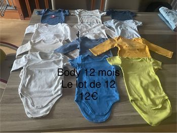 Body 12 mois garçon
