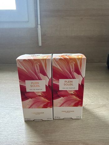 Lot 2 eau de parfum plein soleil Yves rocher neuf