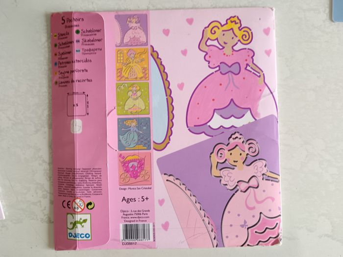 Lot de 5 pochoirs Djeco - photo numéro 8