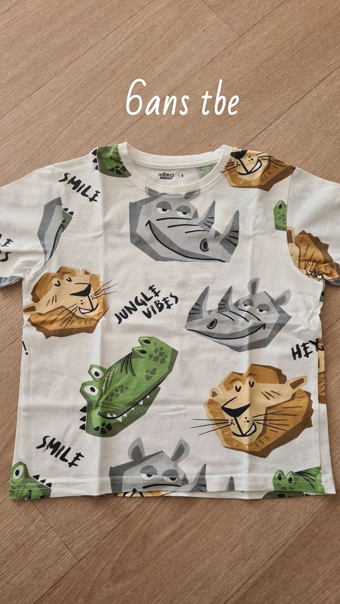 Tee shirt à motif animaux