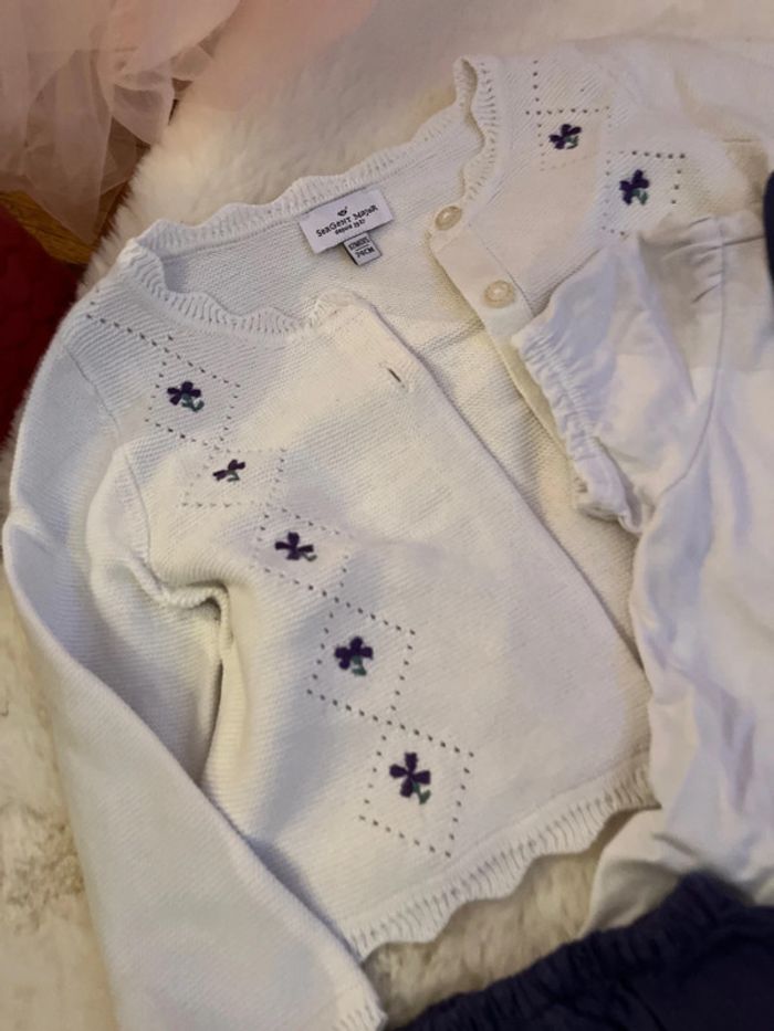 Ensemble marine broderie anglaise - photo numéro 5