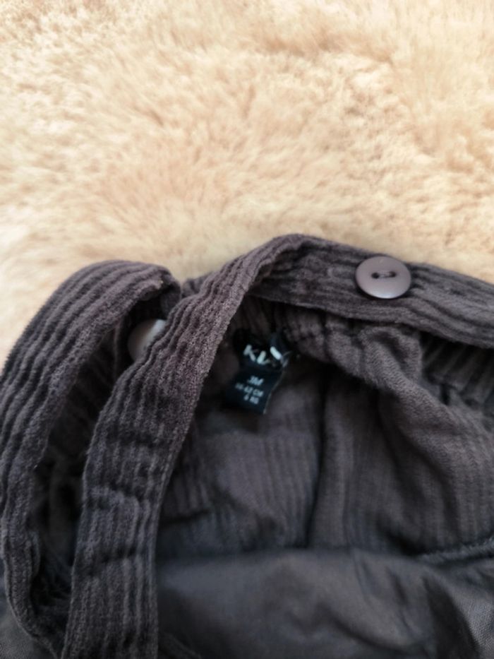 Robe velours côtelé 3 mois Kiabi - photo numéro 3