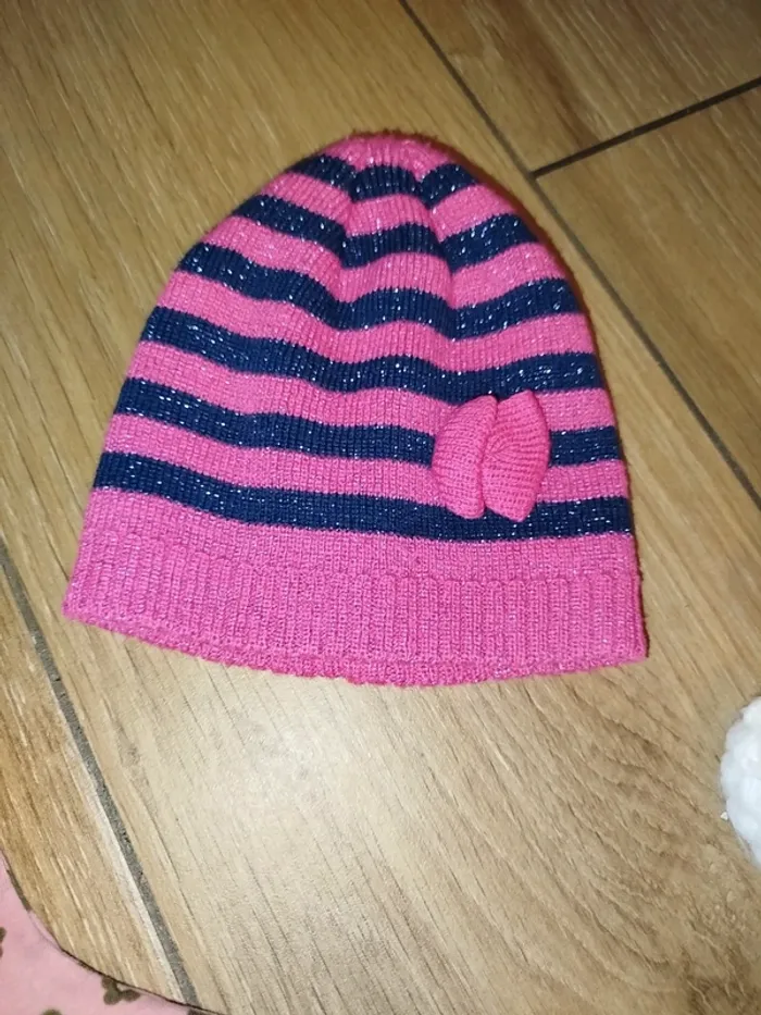 Lot de 4 bonnets bébé fille - photo numéro 3