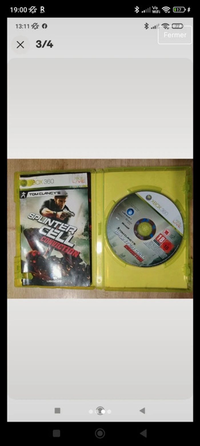 Splinter cell conviction xbox 360 - photo numéro 3