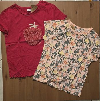 Neufs(non portés) 🏷🩷😍🤩 teeshirts MC 10 ans fille 🤩😍🩷