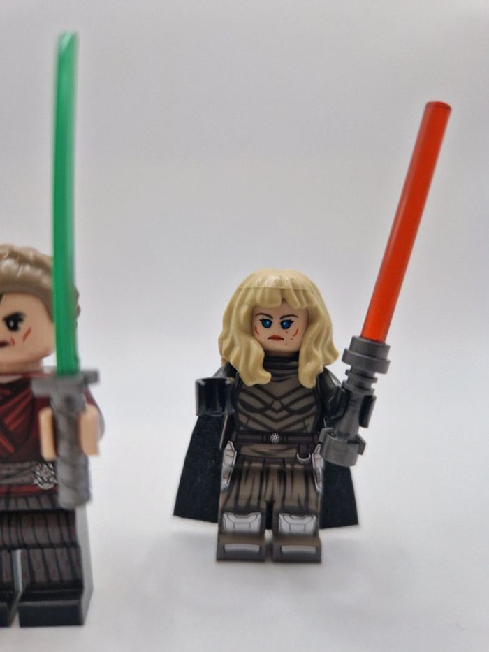 Figurines type lego Sith Ashoka star wars - photo numéro 4