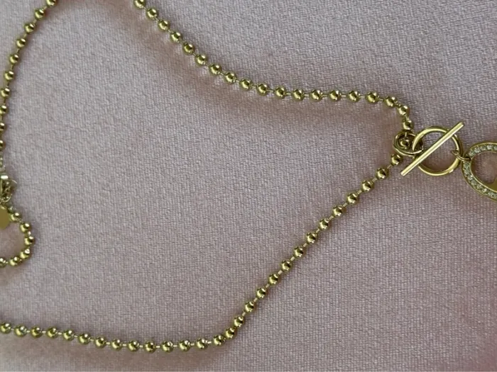 Collier réglable chaîne boule cercle tige traversante Manille cd - photo numéro 5