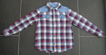 Chemise à carreaux garçon 5-6 ans