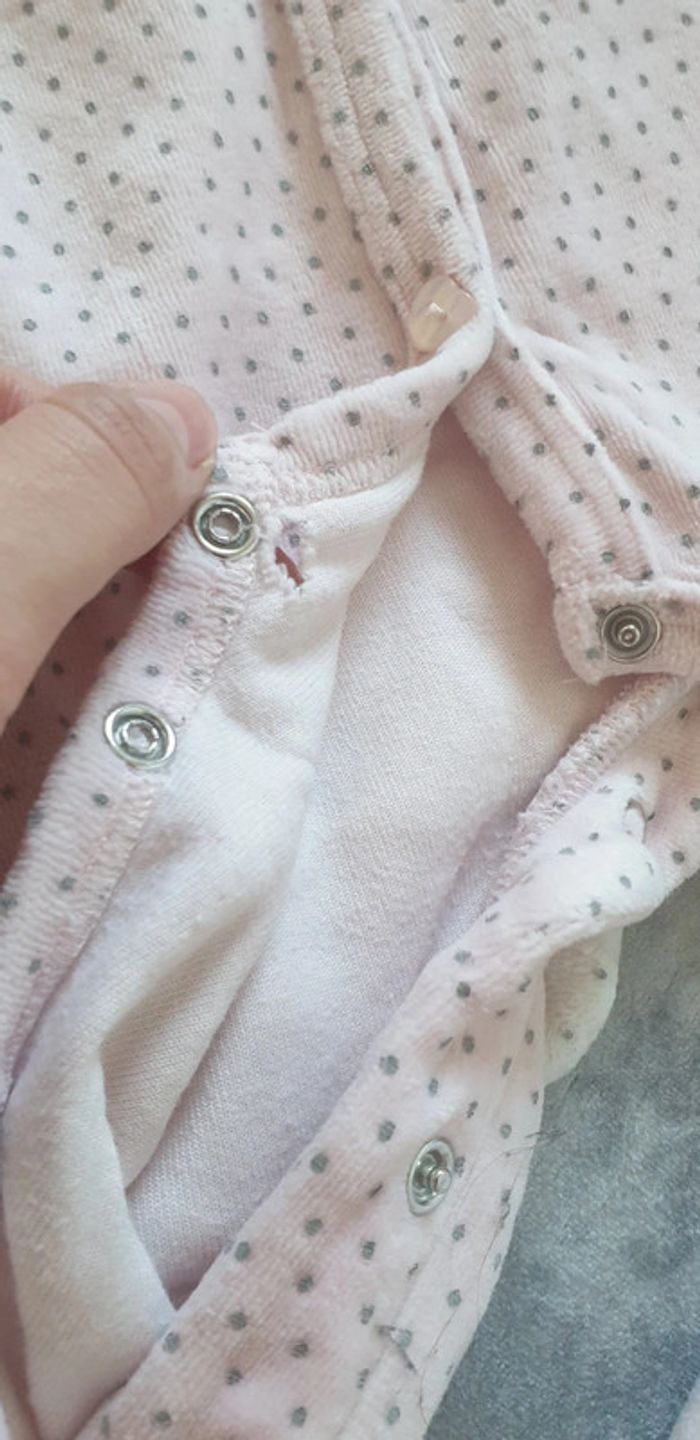 Lot de 4 grenouillères bebe fille 6 mois - photo numéro 7