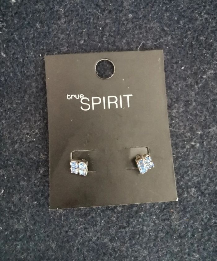 Puces d'oreilles à strass