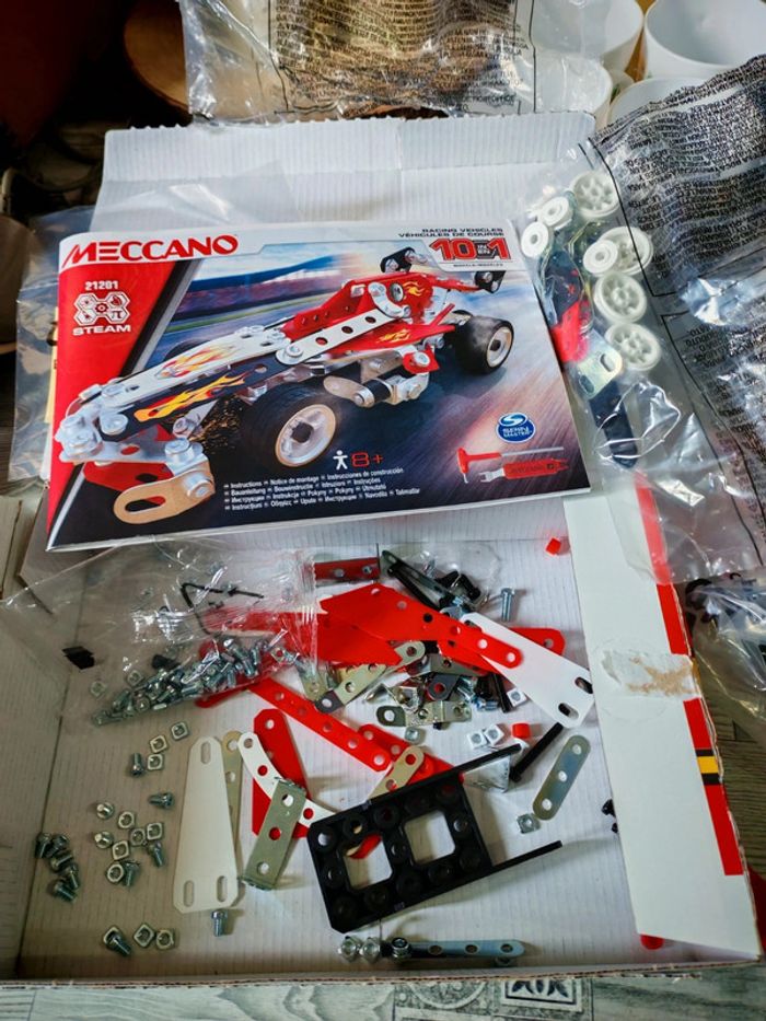 Mecano set 21201 racing véhicule véhicule de course 10 en 1 - photo numéro 3