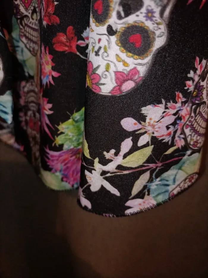 Robe chemise tête de mort - photo numéro 5