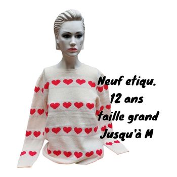 Pull neuf 12 ans oversize