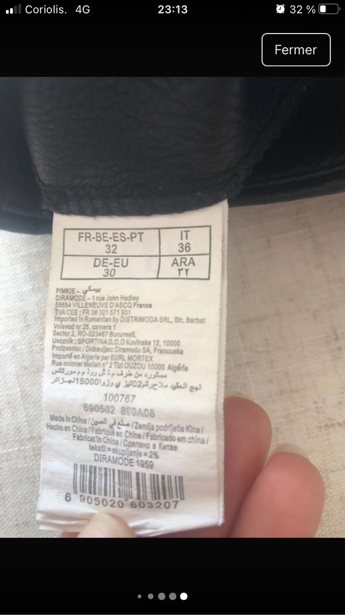 Jupe noir effet cuir - photo numéro 5