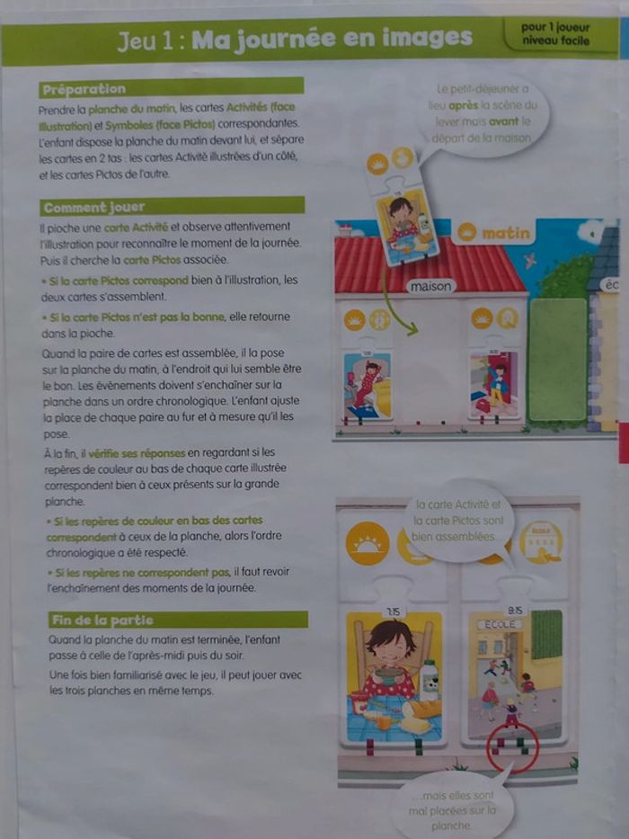 Jeu de société pour apprendre l'heure, complet et pas abîmé - photo numéro 8