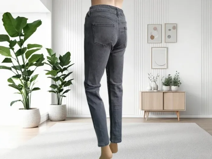 Jean Mango collection coupe slim ,taille mi-haute ,texture stretch - photo numéro 5