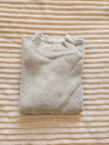 Pull gris clair Esprit – Coton & Cachemire – Taille M – Très bon état