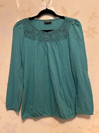 Blouse bohème bleu taille xs