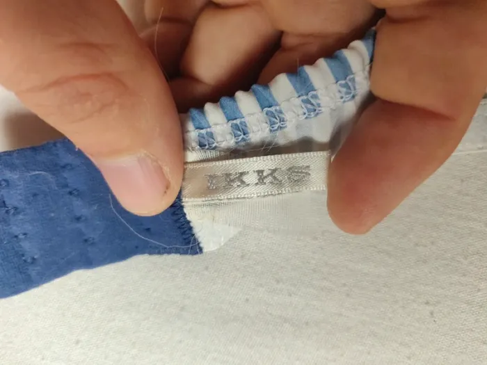 Soutien-gorge IKKS bleu et blanc 90C - photo numéro 3