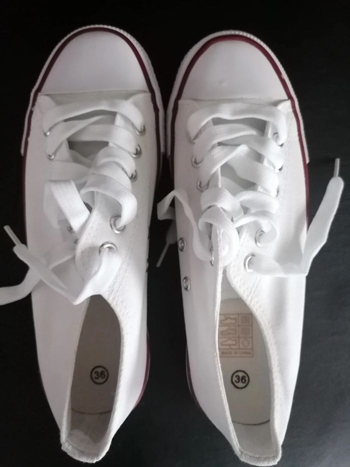 Basket en toile NEUVES taille 36 - photo numéro 9