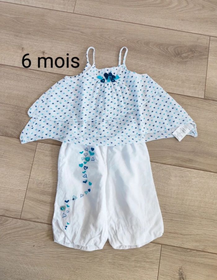 Ensemble débardeur et pantalon 6 mois