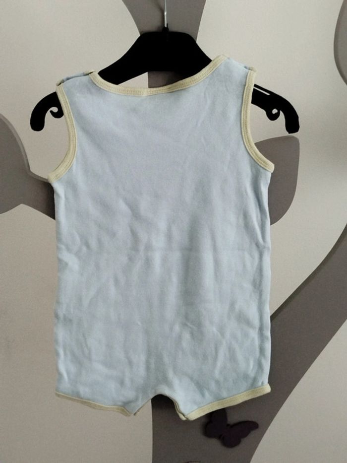 Combishort bleu clair Wapi taille 6 mois - photo numéro 2