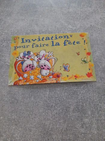 Carte d invitation