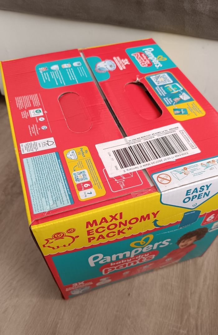 Couches PAMPERS Pants taille 6 🔸 Baby Dry ❤️ 1 CARTON NEUF - photo numéro 3