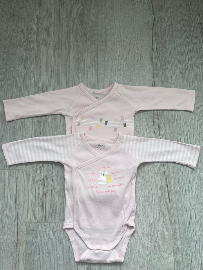 Lot de 10 bodies ML bébé – 3 mois / marques Kiabi, Tex, Petit Bateau & Absorba - photo numéro 4