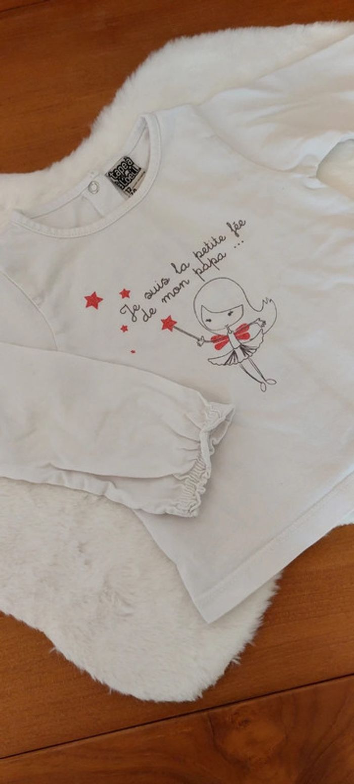 T-shirt manches longues 12 mois - photo numéro 2