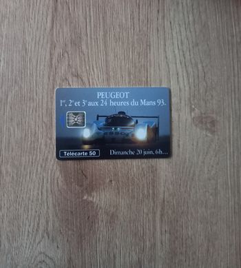 Telecarte " 24 heures du Mans 93 "