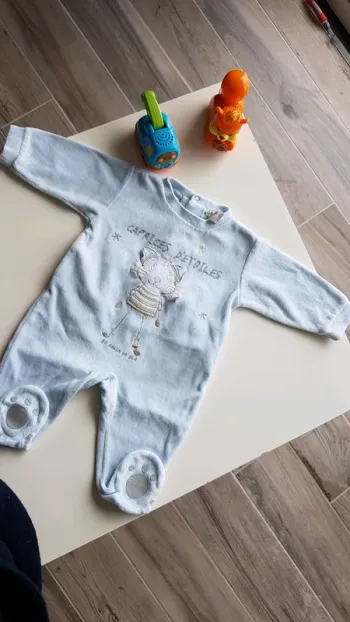 Pyjama velours 3 mois